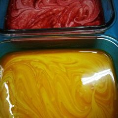 A picture of Mango yoghurt.