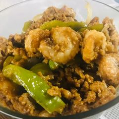 Chilli Garlic Prawns A picture of Chilli Garlic Prawns.