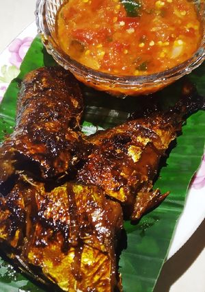 Foto resep Ikan Bakar Teflon & Sambal Mentah