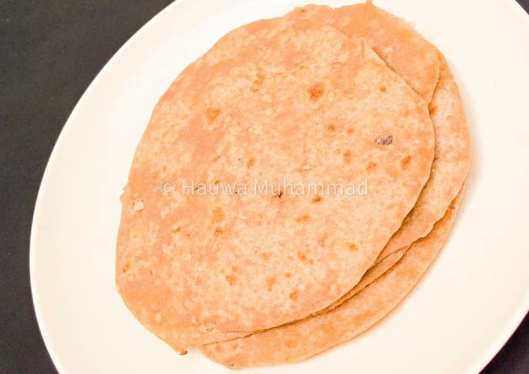 Recipe of Any-night-of-the-week Wheat flour chapati