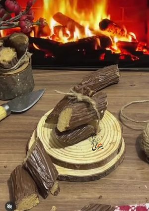 صورة لوصفة حلى الخشب سهل ولذيذ