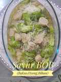 Sayur BOB (Bakso, Oyong, Bihun)