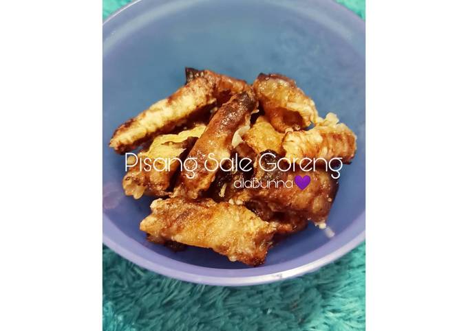 2. Pisang Sale Goreng (Camilan di rumah)