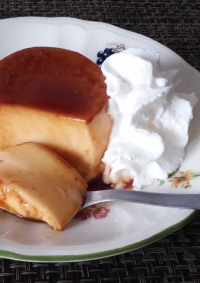Una foto de Flan de huevo