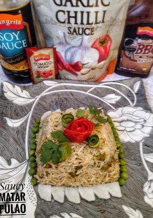 A picture of Matar PULAO.