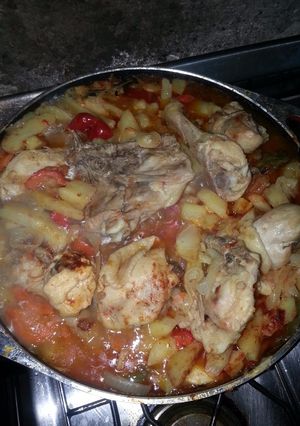 Una foto de Pollo al disco a la cerveza