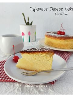Foto resep Japanese Cheese Cake "Gluten Free"