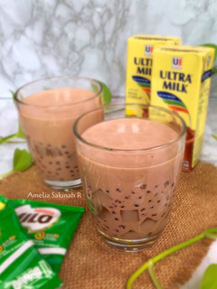 Foto resep Milo Jelly Sago Salad