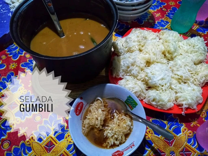 Langkah Gampang Membikin Resep Selada Gumbili kuah kinca yang Sempurna Anti Ribet, Lezat Sekali