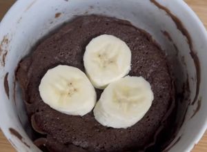 Foto de Bolo de banana e chocolate de micro-ondas