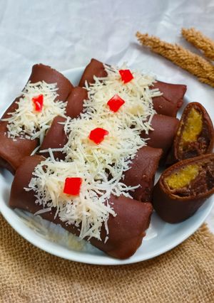 Foto resep Dadar Gulung Pisang Vla Coklat