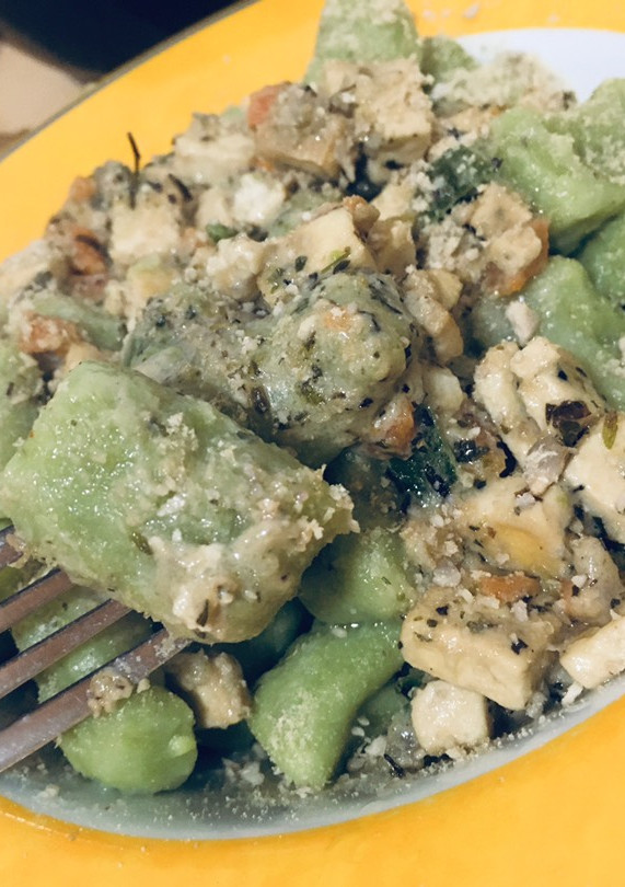 Una foto de Ñoquis de palta (Sin TACC / Gluten Free / Vegano)