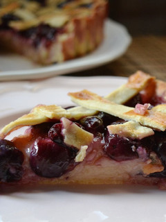 Una foto de Kuchen o Pastel de Cerezas