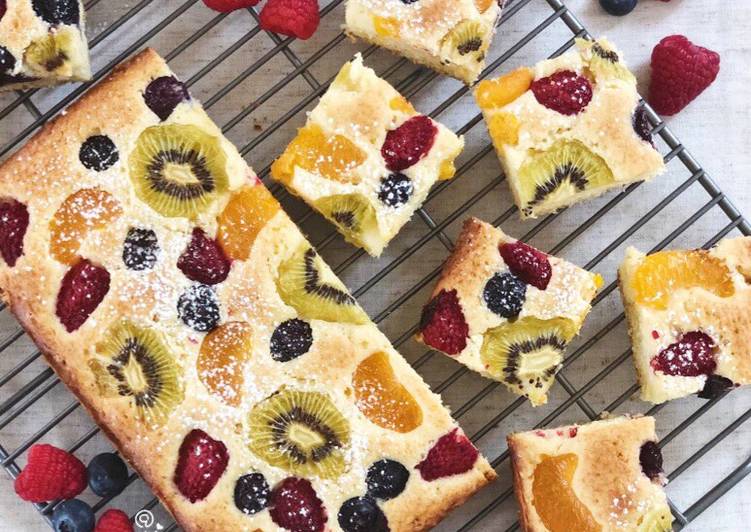 Recipe of Speedy Fruit Pastry Cake