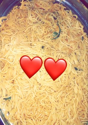 صورة لوصفة نودلز على طريقتي 💞