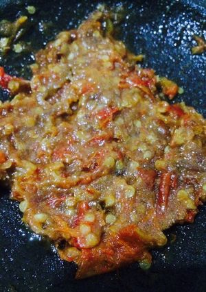 Foto resep Sambal tomat terasi matang (goreng)