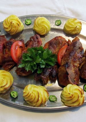 Sült császárhús recept fotója