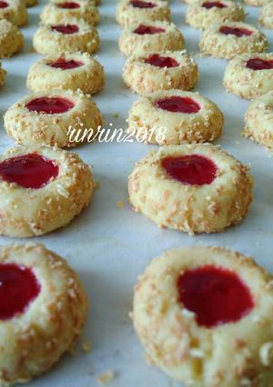 Foto resep Thumbprint Cookies #Rabubaru