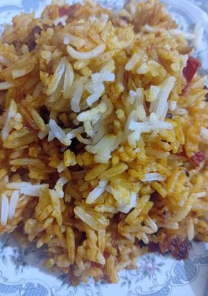 عکسی از دستور قارچ پلو