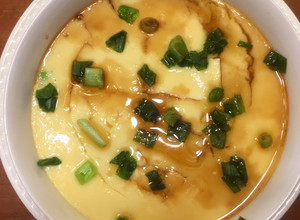 雞湯嫩豆腐醬油蒸蛋 的食譜成品照片