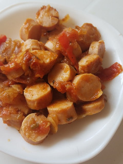 Una foto de Picadillo de salchicha