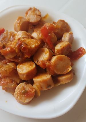 Una foto de Picadillo de salchicha