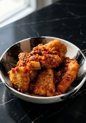 Foto resep Golden Crispy Tuna Sambal