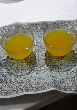 عکسی از دستور دمنوش مقوی مناسب برای کرونا 😋🌹❤️