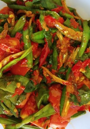 Foto resep Oseng Genjer pedes asem ayem