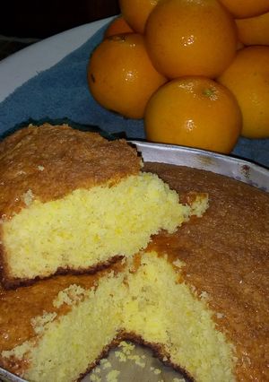 Una foto de Bizcochuelo de naranja esponjocito!!