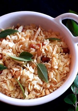 A picture of Fried poha namkin.