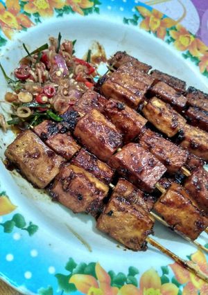 Foto resep Sate Tahu panggang teflon