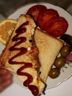 عکسی از دستور اسنک گوشت🥪