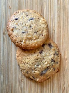 Une photo de Cookies amandes et chocolat 🤎