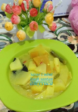 Foto resep Sayur umbut kuah santan