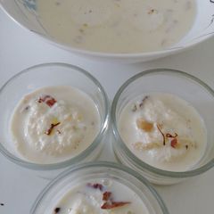 A picture of Ricotta Rasmalai.