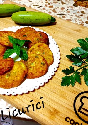 O poză a rețetei Frittelle di fiori di zucchina.