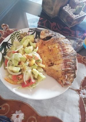 Una foto de Trucha frita