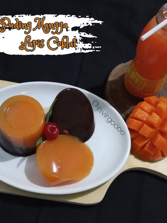 Anti Ribet, Membuat #206. Puding Mangga Lapis Coklat Ekonomis Untuk Dijual