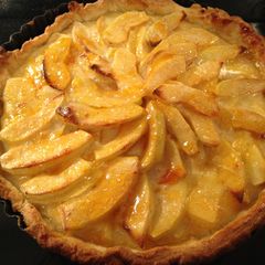 Apple Custard Tart A picture of Apple Custard Tart.