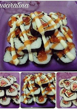 Foto resep Sushi Sausage Teriyaki
