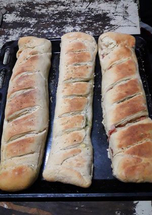 Una foto de Pan casero relleno 👩‍🍳🥖🧀