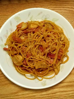 和風醬油義大利麵 的食譜成品照片