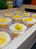 Puding susu mangga