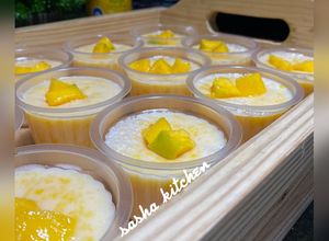 Foto resep Puding susu mangga