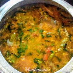Dal Palak with Veggies A picture of Dal Palak with Veggies.