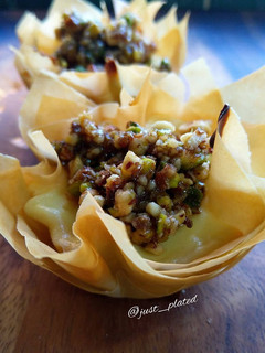 A picture of Baklava Cheesecake Tarts.