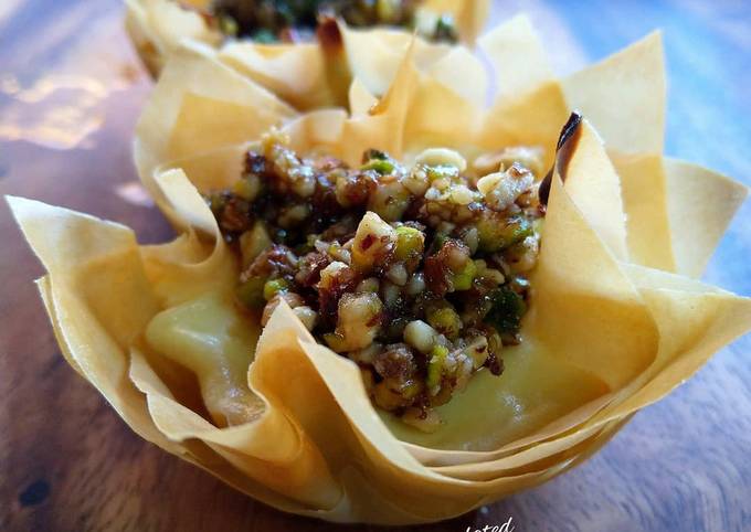 Baklava Cheesecake Tarts