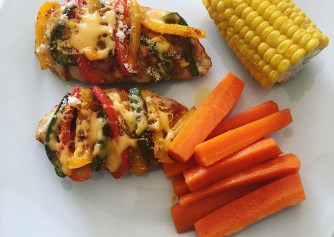 Chicken Breast Carrots Sweetcorn Recipe By Chefzoe Cookpad