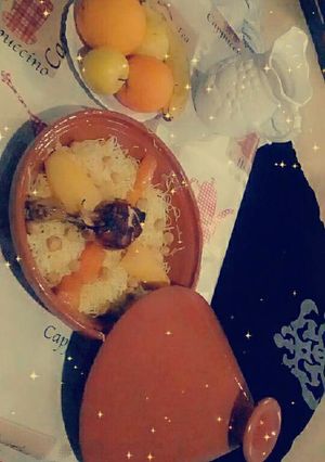 صورة لوصفة رشته بالمرق الاحمر